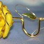 Lacquered & 24k gold-plated yellow rose with HEART stem