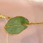 REAL RED ROSE stem - Lacquered & 24k gold-plated