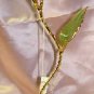 REAL RED ROSE stem - Lacquered & 24k gold-plated