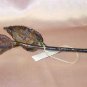 Unique real lacquered and plated Red rose stem