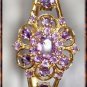 4.50 carats genuine AMETHYST gold bangle