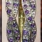 Designer Amethyst & DIAMOND gold bangle