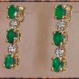 2.03 carat Agate & Diamond earrings