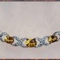 2.5 ctw genuine Citrine & Diamond necklace