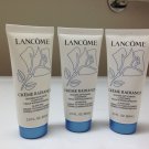 3 Lancome Creme Radiance Cream-To-Foam Cleanser 2 oz/60 ml Each Normal/Comb Skin