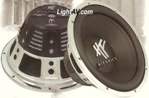 Hifonics Single 4 Ohm Voice Coil Subwoofer 12" 600 Watts MAX