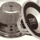 Titan Dual 4 Ohm Voice Coil Subwoofers 12" 800 Watts MAX