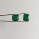 Emerald 2 Pieces 5.30 Carats Great Color Natural Unheated / Untreated