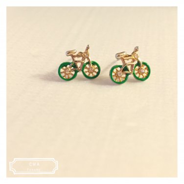 Bicycles earrings
