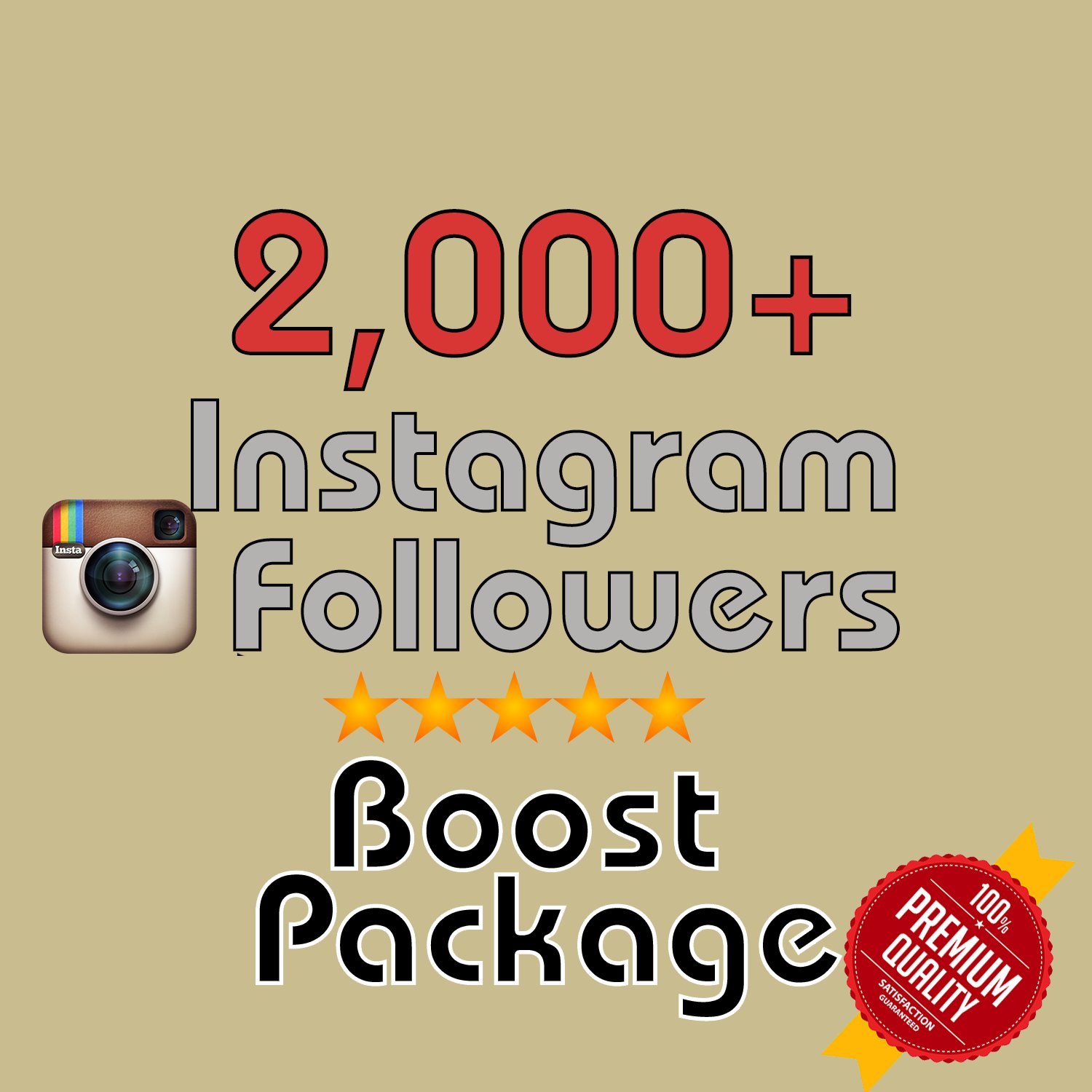 2,000 HQ Instagram Followers in 72 HOURS