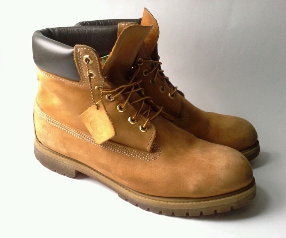 TIMBERLAND Boots 10061 Men's 12M Classic Wheat Premium Leather 6