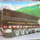 SUPER NICE! HELLER 1:24 BOX Trailer "International Transports" NEW/SEALED!