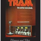 Tram D201 Vintage CB Radio Poster 18" x 24"