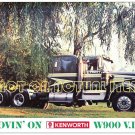 Movin' On Kenworth W900 VIT Postcard Magnet- Claude Akins