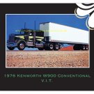 1976 Kenworth W900 VIT Conventional Truck Mouse Pad