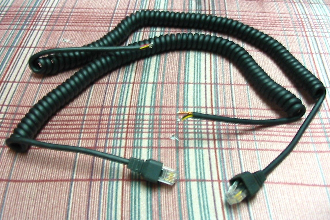 2 NEW Astatic EchoMax 2000 Coiled Microphone Cords - Unwired