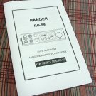 Ranger RG-99 AM/FM/SSB Export CB Radio Owners Manual