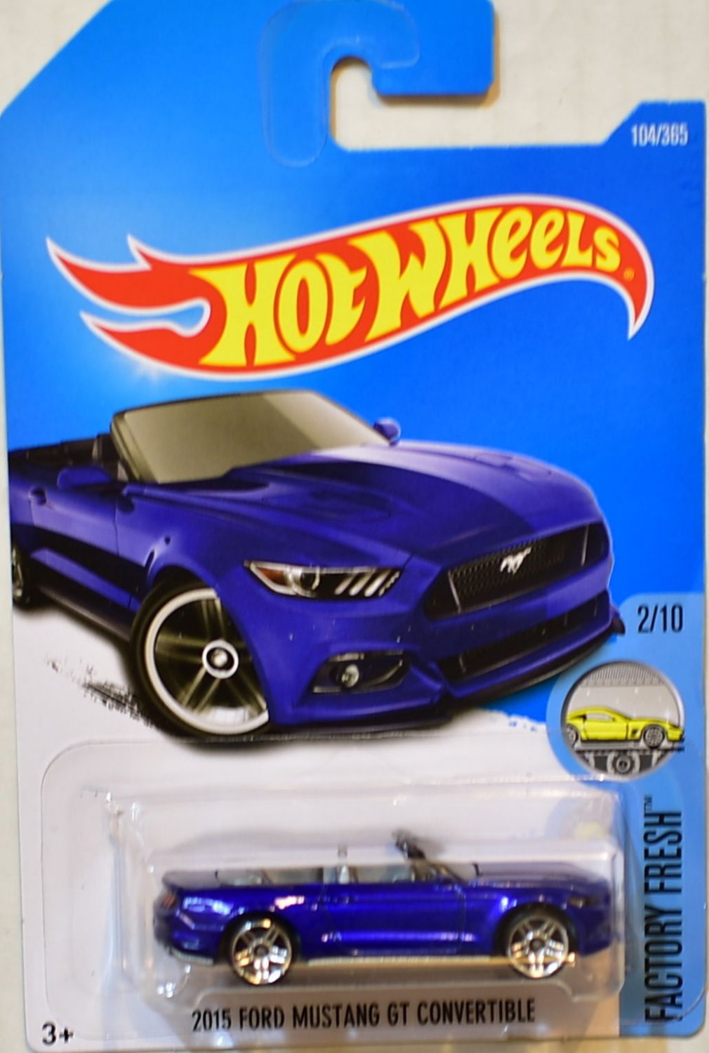 Hot Wheels 15 Ford Mustang Gt Convertible
