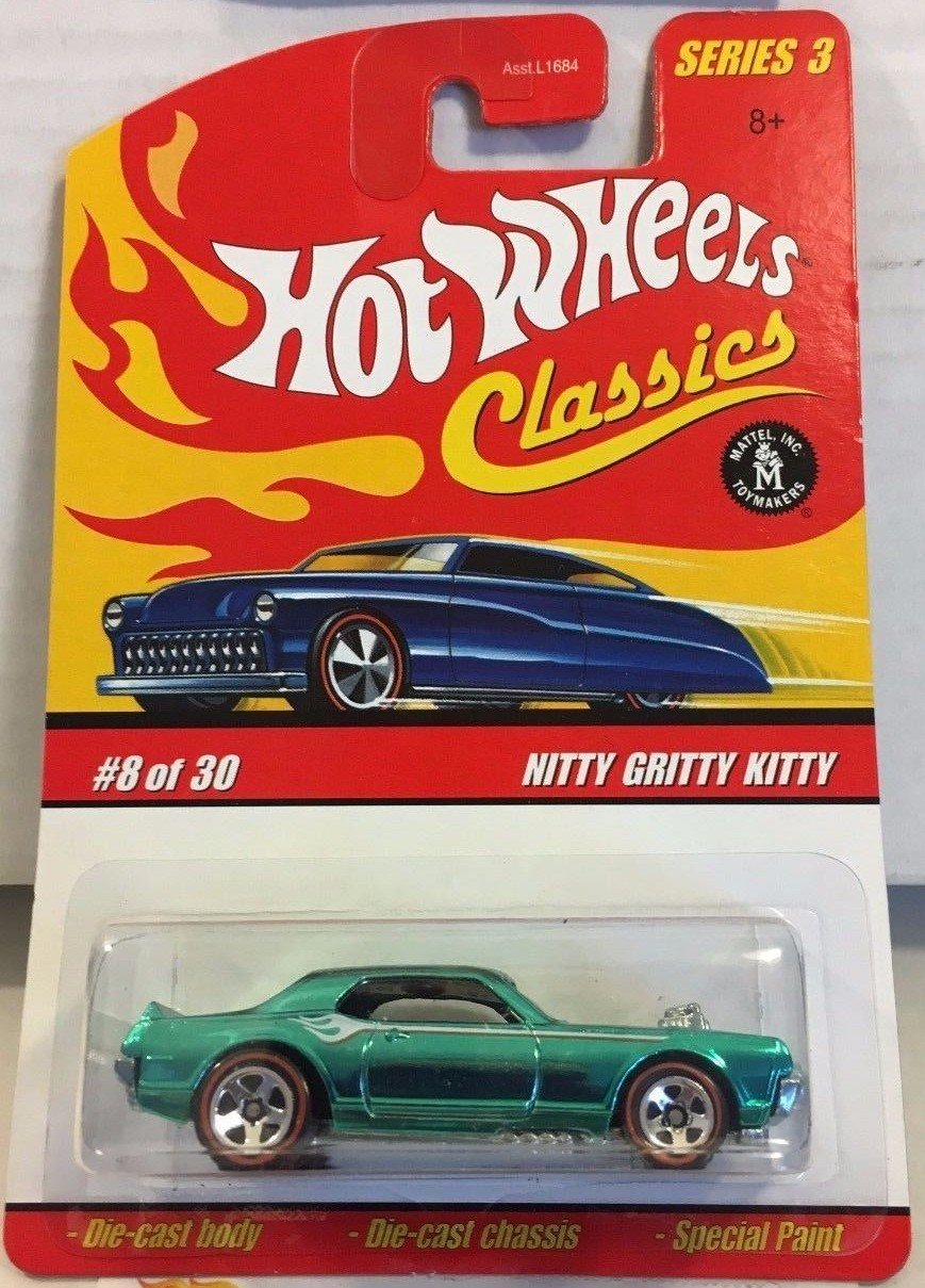 Hot Wheels Classics Nitty Gritty Kitty #8 * Green *
