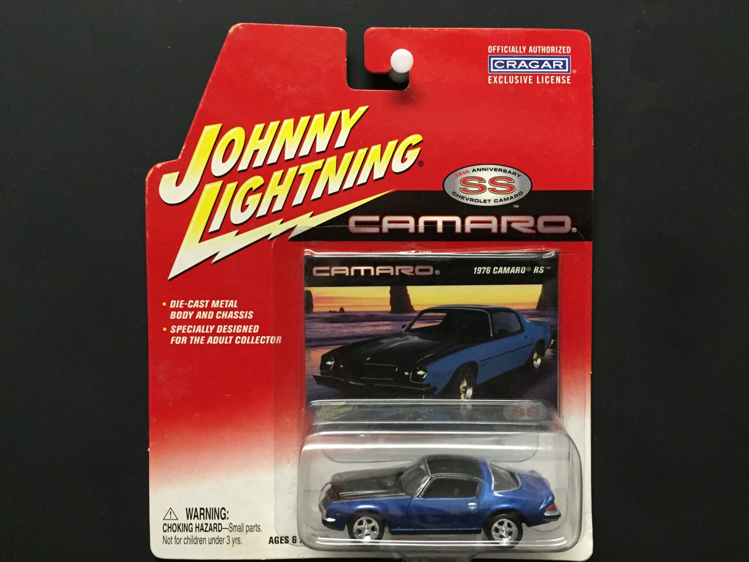 Johnny Lightning 1976 Chevrolet Camaro Ss Blue
