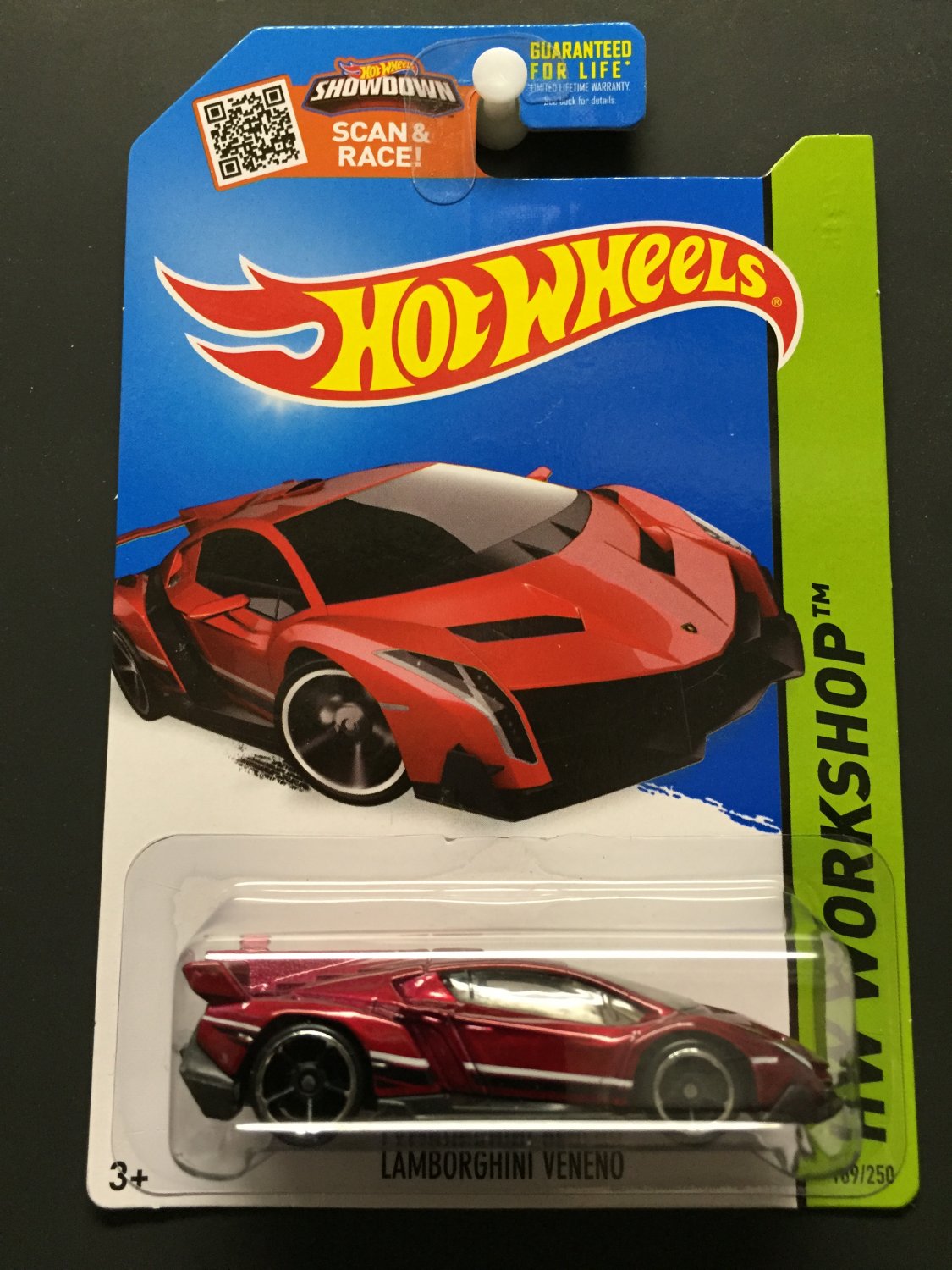 Hot Wheels Lamborghini Veneno (RED) HW Workshop