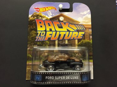 HOTWHEELS RARE BACK TO THE FUTURE FORD SUPER DE LUXE ALLOYS RUBBER TYRES   ``` 