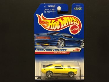 hot wheels 1998 first editions mustang mach 1