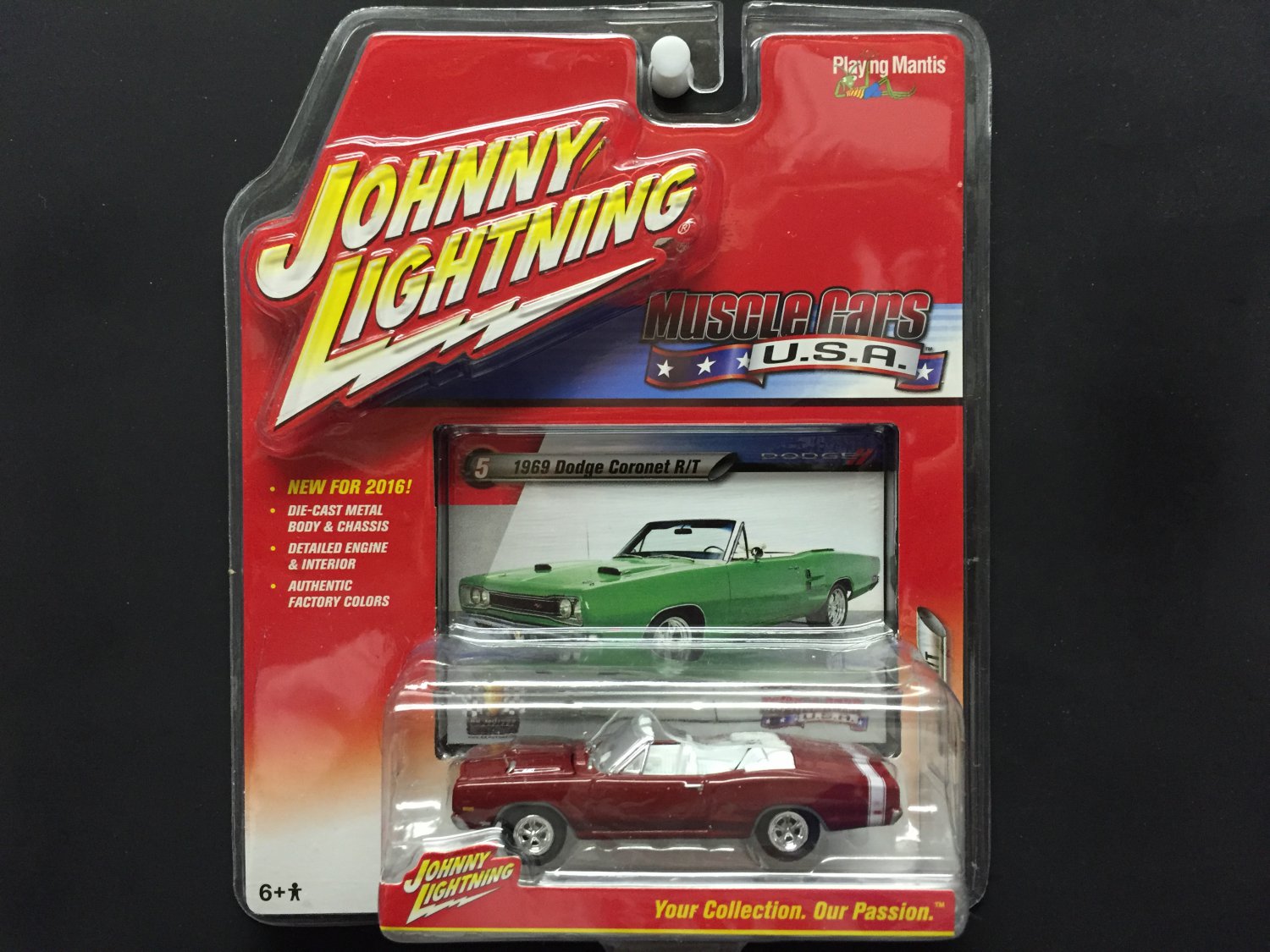 Johnny Lightning Muscle Cars USA 1969 Dodge Coronet R/T 2016 Series