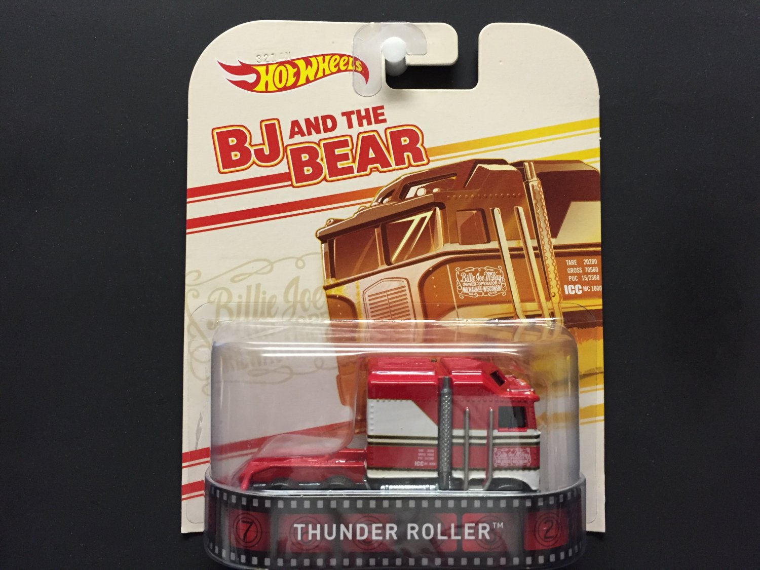 Hot Wheels Retro Entertainment BJ and the Bear Thunder Roller Kenworth.