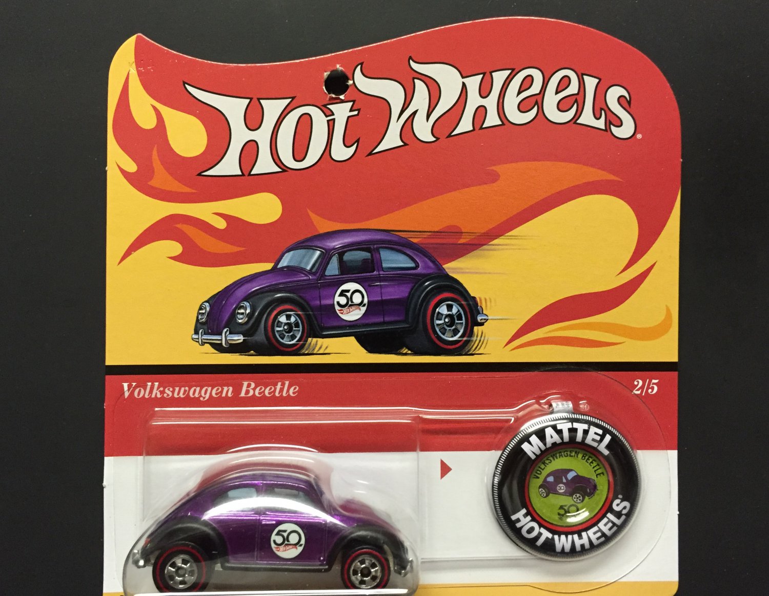hot wheels volkswagen beetle 50th anniversary