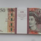 50£ 50 pounds sterling UK Collect Banknotes 1 Pack souvenir