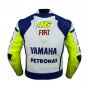 Rossi Yamaha Team Racing Motorcycle Leather Jacket