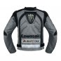 Kawasaki Gray Racing Team Leather Jacket (without a hump)