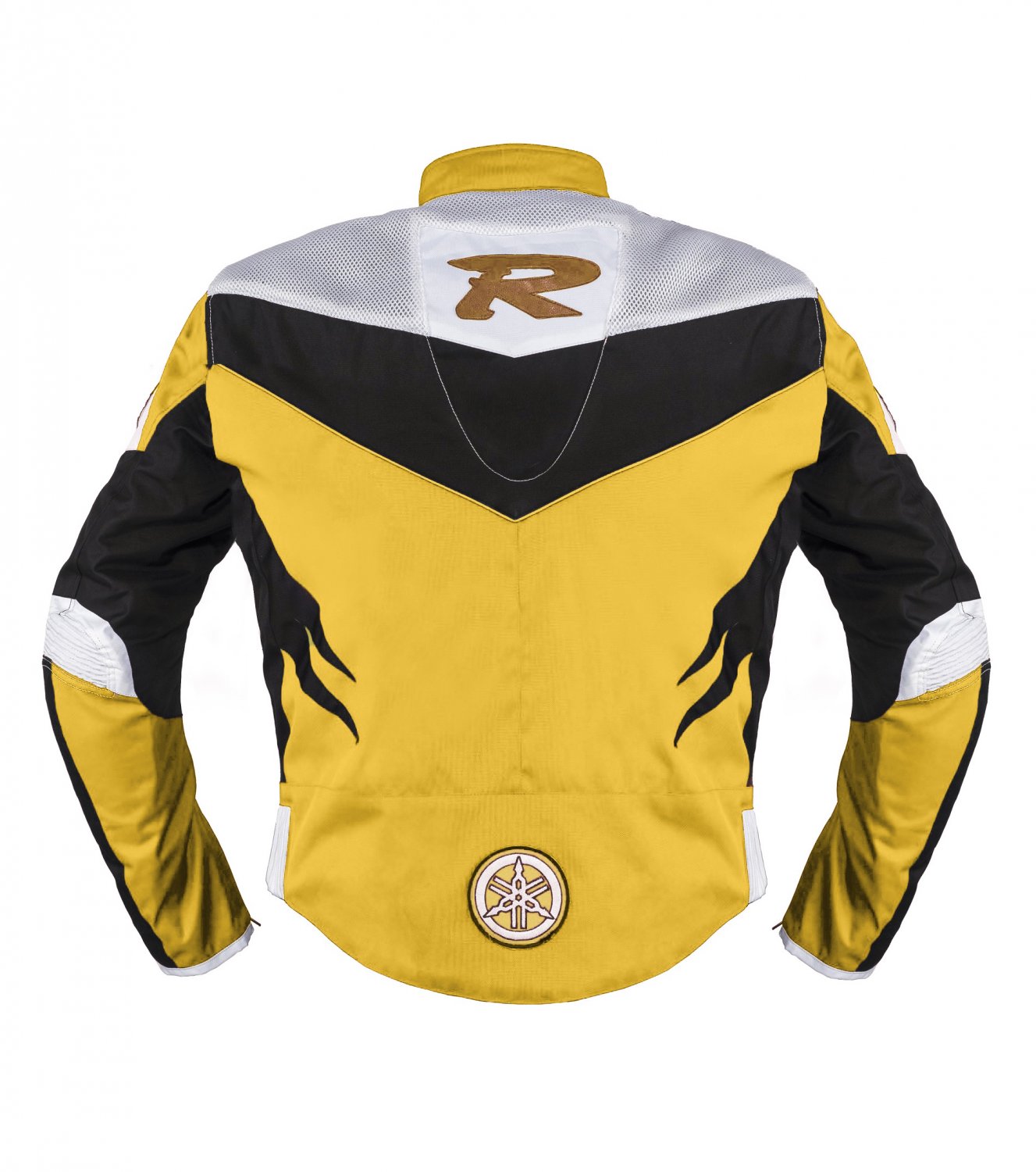 Yamaha Yellow Racing Motorcycle Textile Jacket