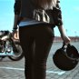 CITY SOUL WOMEN'S PROTECTED MOTORCYCLE BLACK KEVLAR JEANS