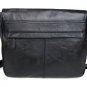 Genuine Vintage Leather Black Color Messenger Bag Shoulder Bag for Man 6046