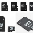 Memory Card mini Transflash Adapter+Micro SD Card 16gb