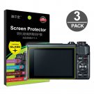 3-Pack Tempered Glass LCD Screen Protector for Canon Powershot G7X Mark II G9X G9XII G7X G5X G1XIII