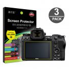 3-Pack Tempered Glass Screen Protector w/ Top LCD Film Compatible with Nikon Z6 Z7 Digital Camera