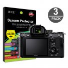3-Pack Tempered Glass LCD Screen Protector for Sony a7RIII A9 A7II A7III A7RII A7SII RX100 RX100VI