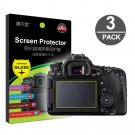3-Pack Tempered Glass LCD Screen Protector for Canon EOS 650D 700D 750D 800D Rebel T4i T5i T6i T7i