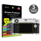 3-Pack Tempered Glass LCD Screen Protector for Leica M (Typ 240 / Typ 262) M-P Digital Camera