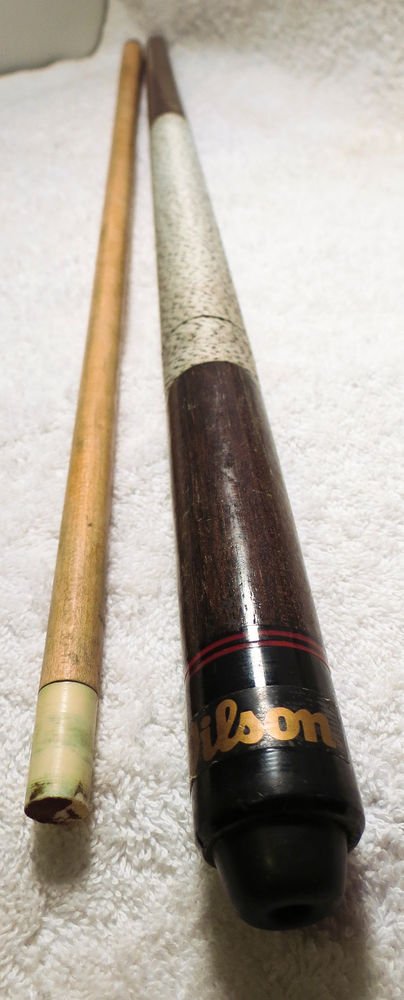 Vintage Wilson Portable Pool Cue Stick - 5/8" 17oz Two Piece
