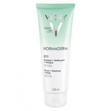 Vichy Normaderm 3 in 1 Cleanser Scrub Mask 125ml