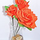 PREORDER - Single Pumpkin Full Bloom Rose