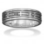 Oxidized Cross Spin Ring