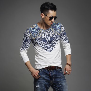 HIGH QUALITY comfortably Men cool T shirt  cool tee shirt tee shirts Long Sleeve  CLOTHING