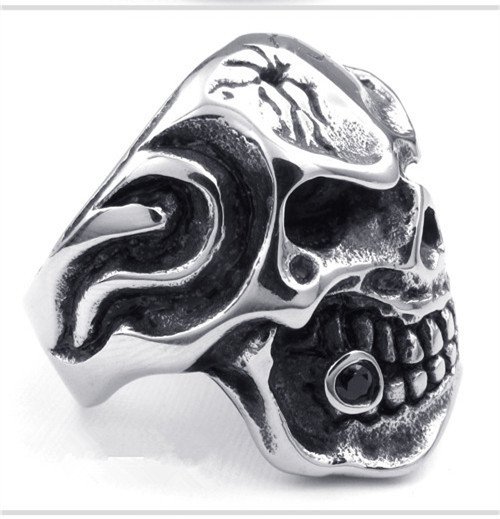 titanium rings for men skull cool Finger Rings personalized gifts