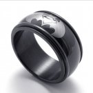 Men titanium ring Batman VS superman titanium rings for men skull cool Finger Rings gifts