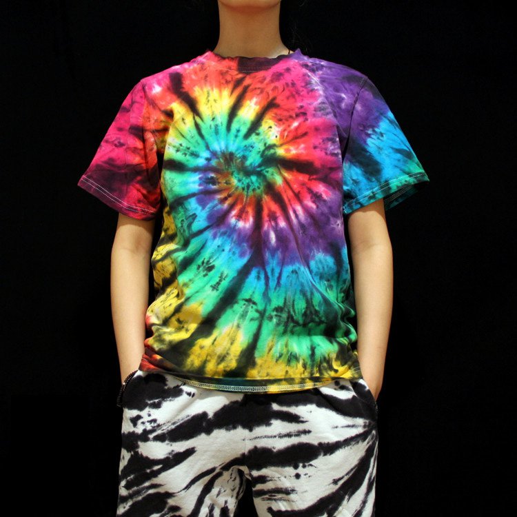 unique Men tie dye shirts Gifts for him tie dyeing tie dye designs professional Handmade